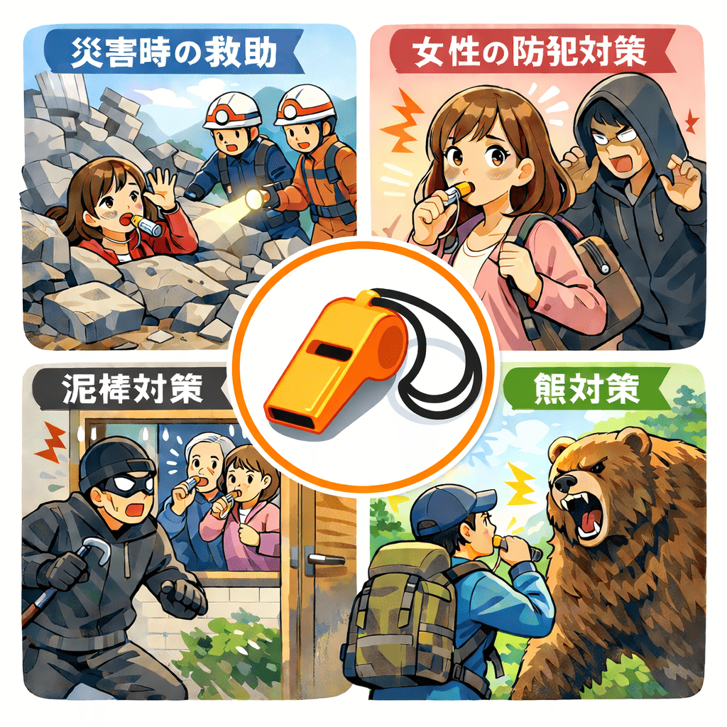 災害時だけでなく防犯にも活用できる