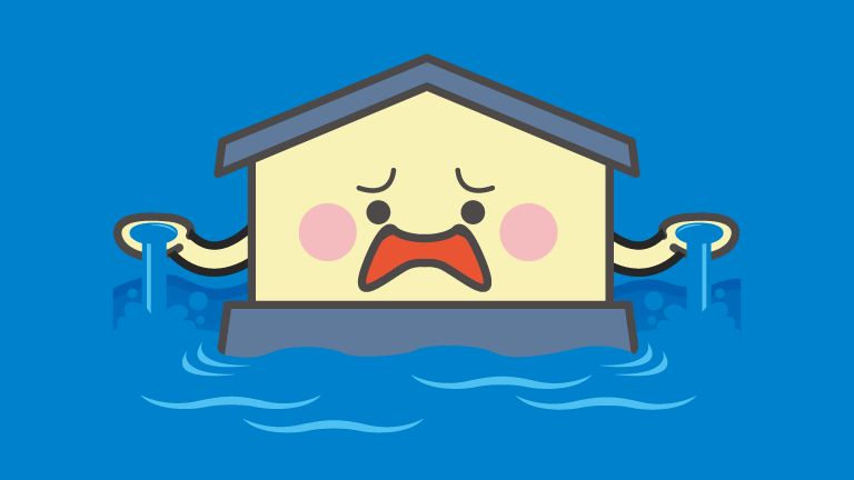台風で自宅が浸水！洪水被害の水害補償として保険金を早くもらう方法